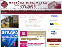 Tablet Screenshot of maticnabiblioteka-va.org.rs